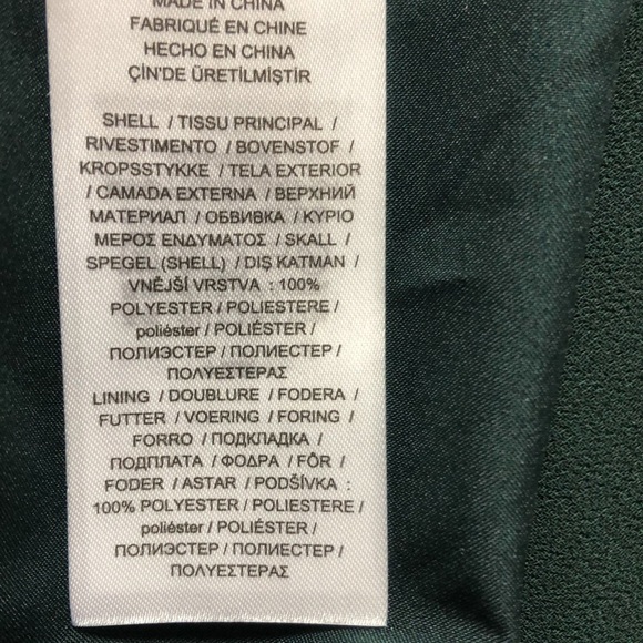 Forest green sleeveless dress. - Picture 4 of 4